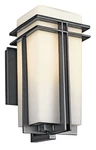 Kichler 49201BK Tremillo 1-LIGHT 14.25" Outdoor Medium Wall Black Finish. Fixed Price $264.99.