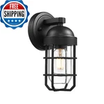 Emliviar Modern Outdoor Wall Light For House Porches, Solid Classic Metal Cage,. Fixed Price $71.19.