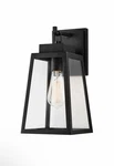 Hampton Bay Corbin Medium 13 In. Modern 1-LIGHT Black Tapered Hardwired Outdoor. Fixed Price $32.99.