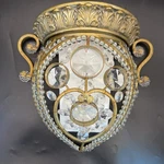 Pair Portfolio Pocket Wall Mount Lighted Sconce Acyrlic Bead Strands 137637. Fixed Price $99.00.