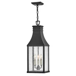Hinkley Lighting Beacon Hill 3LT Outdoor Med Hanging Lantern, Bk/seed - 17462MB. Fixed Price $519.00.