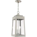 Livex Lighting 20857-91 Oslo Outdoor Pendant Chandeller Brushed Nickel. Fixed Price $495.97.