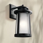 Kichler Harbor Bay 18 1/2" High Black Outdoor Wall Light. Fixed Price $254.97.