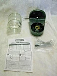 New Hd Supply #321040 Black Lexan Wall Mount Exterior Fixture With Glass Globe!!. Fixed Price $19.95.