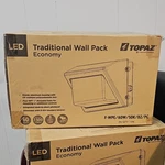 Topaz Led Wall Pack 60W 7500 Lumens Bronze Dusk-to-dawn Bright White Outdoor. Fixed Price $50.00.