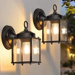 2 Pack Outdoor Wall Lantern Exterior Waterproof Sconce Light Fixtures. Fixed Price $34.99.