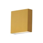 Natural Aged Brass Led Outdoor Wall Sconce From The Brik Collection. Fixed Price $108.00.