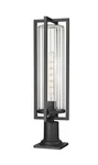 Z-lite 5013PHBR-533PM Aura 28" Tall Marine Grade Post Light Black. Fixed Price $320.00.