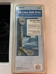 Watts Trip Lever Bath Drain Brass Chrome. Fixed Price $27.00.