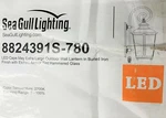 Sea Gull Lighting 8824391S-780 Cape May 30" Burled Iron Outdoor Wall Lantern. Fixed Price $369.99.