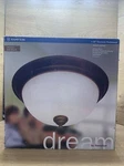 Dream By Hampton 15 Concorde Flushmount Indoor Light Fixture Aged Bronze. Fixed Price $14.99.