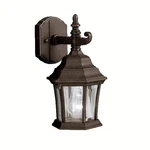 Kichler 9788TZ - Townhouse 1 Light Outdoor Wall Lantern In Tannery Bronze. Fixed Price $45.89.