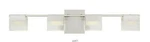 Home Decorators Collection Vicino 100W Matte Nickel Integrated Led Bath Light. Fixed Price $104.99.