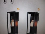 Hukoro Cali 1-LIGHT 13.15 In. Outdoor Dusk-to-dawn Sensor Wall Matte Black. Fixed Price $39.85.