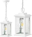 Vianis Outdoor Pendant Fixture, Farmhouse Exterior Hanging Lights. Fixed Price $59.99.