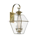 Livex Lighting 2381 Westover 23-1/4" Tall Outdoor Wall Brass. Fixed Price $469.96.