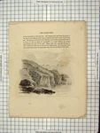 Original Old Antique Print Lands End Cornwall Light House 1814 Cooke Murray. Fixed Price $20.15.