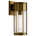 Kichler 59080 Camillo 15" Tall Outdoor Wall Sconce - Brass. Fixed Price $259.99.