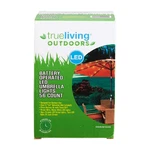 True Living Outdoors Battery Operated Led Umbrella Wire Lights 56 Count, Warm. Fixed Price $11.49.