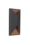 Textured Black Satin Brass Led Outdoor Pocket Sconce From The Peak Collection. Fixed Price $154.00.