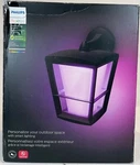 Philips Hue Econic Smart Outdoor White & Color Wall Lantern, Bridge Required. Fixed Price $119.98.