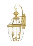 Livex Lighting 2251 Brass Monterey 2-LIGHT Outdoor Wall Sconce. Fixed Price $257.96.