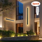 Vevor Outdoor Wall Lights 2PCS 39.4 In Long Strip Dimmable Modern Fixtures. Fixed Price $109.99.