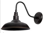 New Y-decor Lora 1-LIGHT Farmhouse Gooseneck Barn Oil Rubbed Bronze EL0523. Fixed Price $47.74.