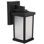 Solus 11.6 In. X 5 Black Square Composite Outdoor Wall Lantern Sconce. Fixed Price $36.00.