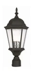 Livex Lighting 75468-14 Textured Black Post Mount With Clear Water Glass. Fixed Price $176.08.