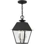 Livex Lighting 27217-04 Mansfield 9 Inch Black Outdoor Pendant Lantern. Fixed Price $319.97.