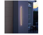 Leeki Linear 39.5-IN Matte Black Hardwired Integrated Led Outdoor Wall Light. Fixed Price $87.99.