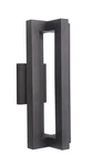 Textured Black Led Outdoor Wall Lantern From The Kai Collection. Fixed Price $307.50.