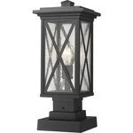 Z-lite 583PHMS-SQPM-BK Brookside Post Light Accessories Black. Fixed Price $247.80.