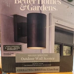 Outdoor Wall Sconce Better Homes & Gardens Birch Colony Bronze Finish, Box. Fixed Price $25.00.