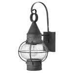 Hinkley Lighting Cape Cod 1 Outdoor Small Wall Mount, Aged Zinc - 2200DZ. Fixed Price $259.00.