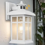 Brilvibera Dawn To Dusk Motion Sensor Wall Light Fixtures 1-PACK, White. Fixed Price $88.50.