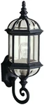 Barrie 22" Black Outdoor Wall Light With Clear Beveled Glass Sconce. Fixed Price $139.99.