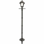 Black Outdoor Solar Baytown Ii Ez Anchor Lamp Post, Bright White Led With .... Fixed Price $150.81.