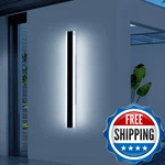 Daoseolo 47INCH Outdoor Wall Sconces Dimmable 3000K-6000K Exterior Long. Fixed Price $129.98.