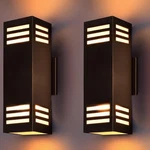 Outdoor Wall Lights Dusk To Dawn 2 Pack, Modern Porch Sco.... Fixed Price $151.05.