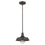 Acclaim Burry 1-LIGHT Exterior Convertible Pendant, Bronze 1736ORB. Fixed Price $130.00.