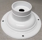 Progress Lighting P8726-30 White Outdoor Pier Mount For 3" Post Head 7" Base. Fixed Price $24.95.