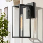 Booth 14"H 1-LIGHT Black Outdoor Wall Lantern A04247 New. Fixed Price $34.99.