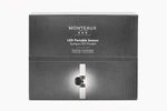 Monteaux Led Portable Wall Sconce Black Frosted Glass Battery Light Operated. Fixed Price $37.99.