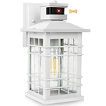 Motion Sensor Outside Wall Lantern Waterproof, White Dusk Dawn Outdoor Lighti.... Fixed Price $114.16.