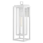 Hinkley Lighting Republic 1LT Outdoor 20" Wall Mount, White/clear Seedy - 1005TW. Fixed Price $329.00.