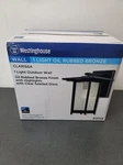 Westinghouse Clarissa Oil-rubbed Bronze Outdoor Wall Lantern. Fixed Price $51.99.