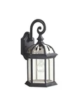 Kichler 9735BK Barrie 1-LIGHT 15.5" Outdoor Medium Wall Black Finish. Fixed Price $82.97.