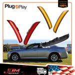 4PCS Oe-syle Led Side Marker Light Front Rear Lamps For 2015-2023 Chrysler 300. Fixed Price $32.99.